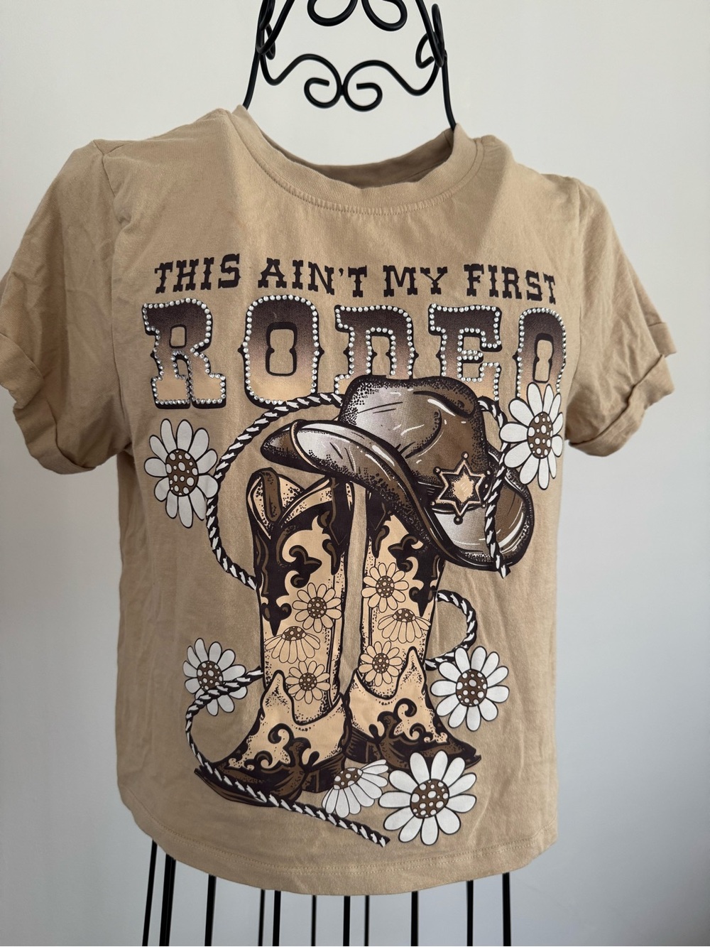 Graphic Rodeo Short Sleeve Tee - Khaki